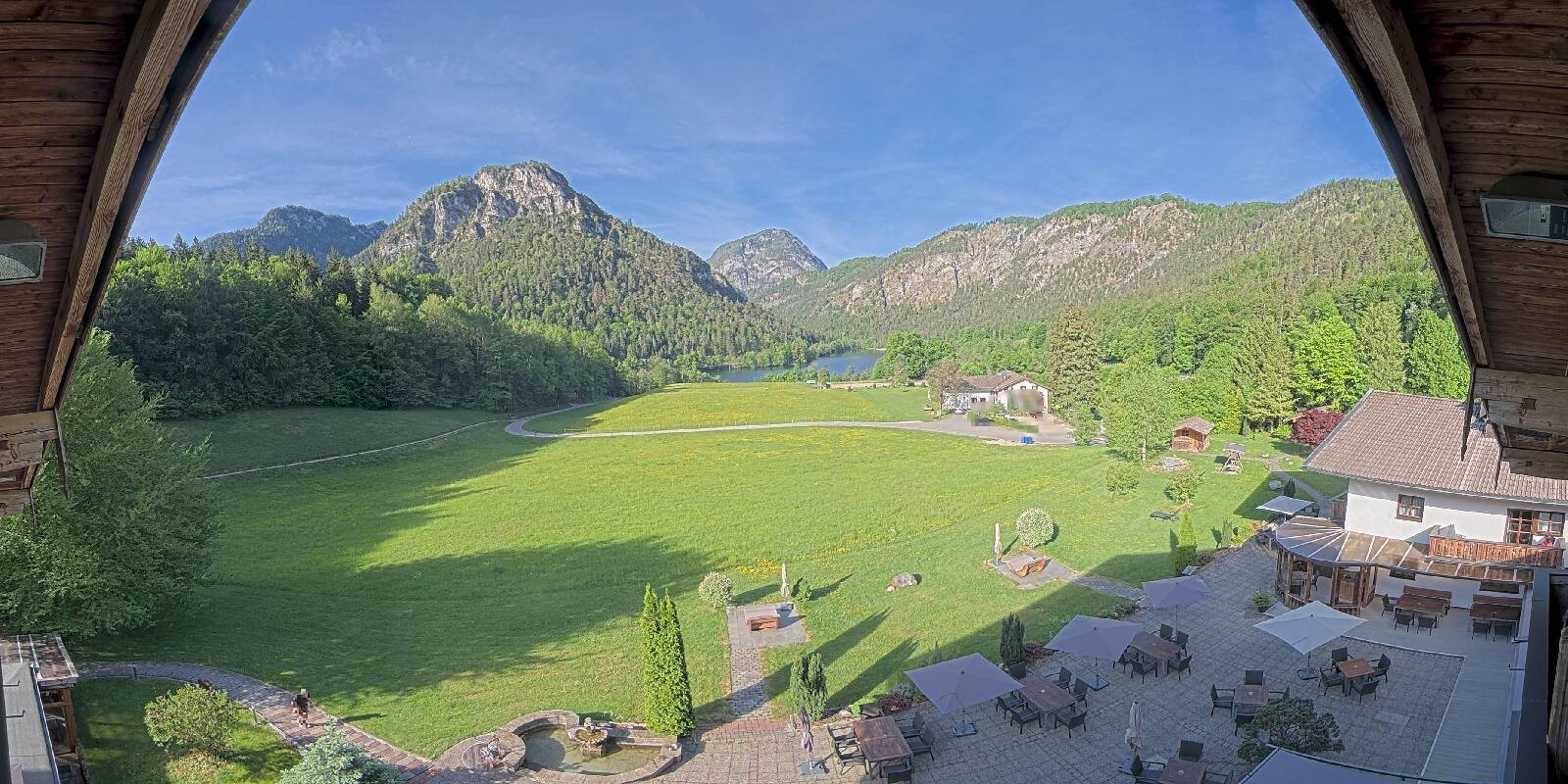 Archived image Webcam Bad Reichenhall - Hotel Seeblick at Lake Thumsee