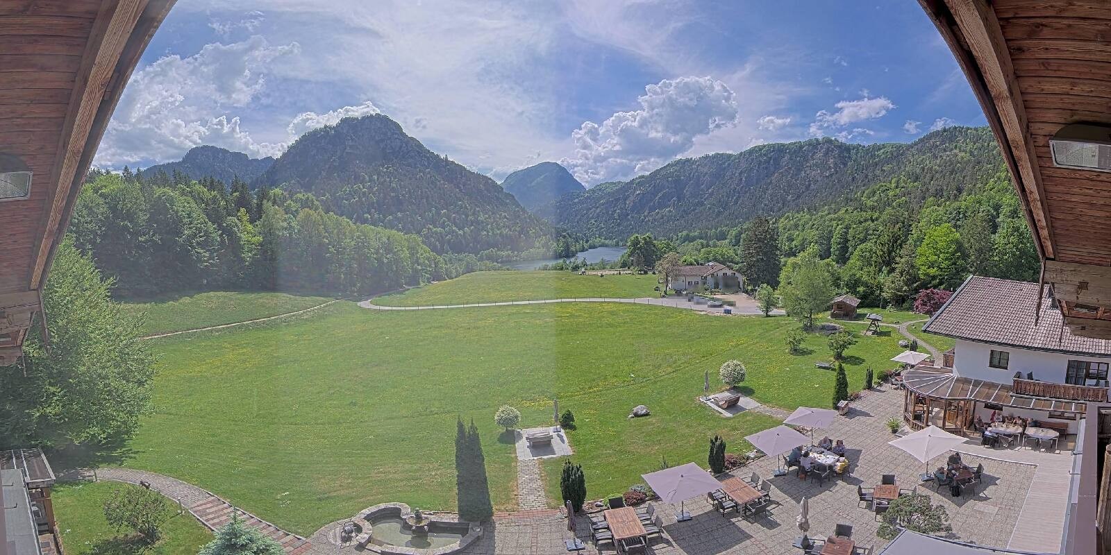 Archived image Webcam Bad Reichenhall - Hotel Seeblick at Lake Thumsee