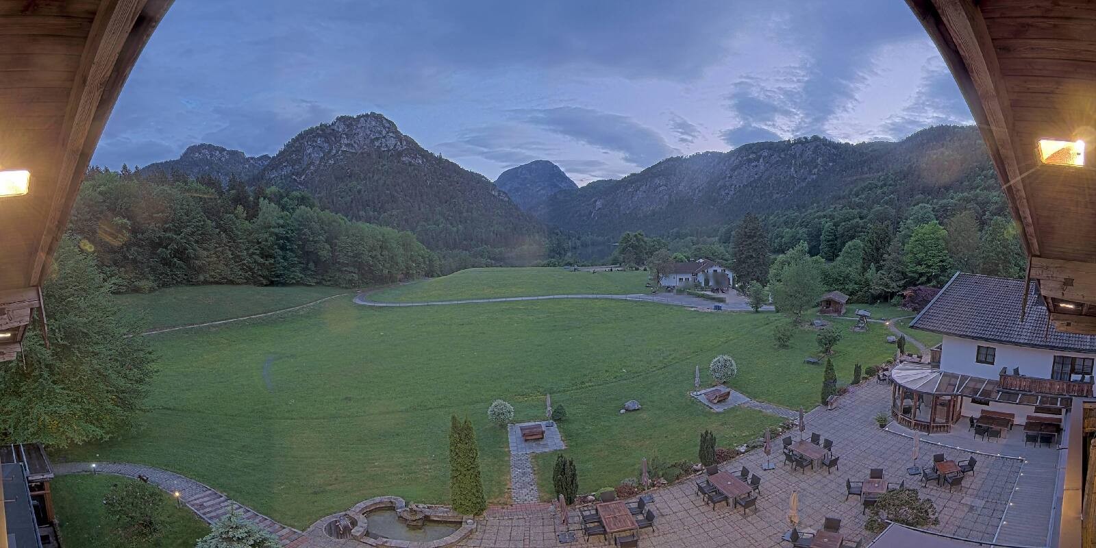 Archived image Webcam Bad Reichenhall - Hotel Seeblick at Lake Thumsee