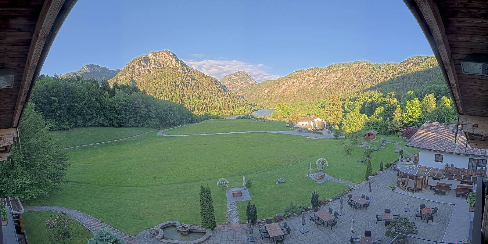 Archiv Foto Webcam Bad Reichenhall: Hotel Seeblick am Thumsee