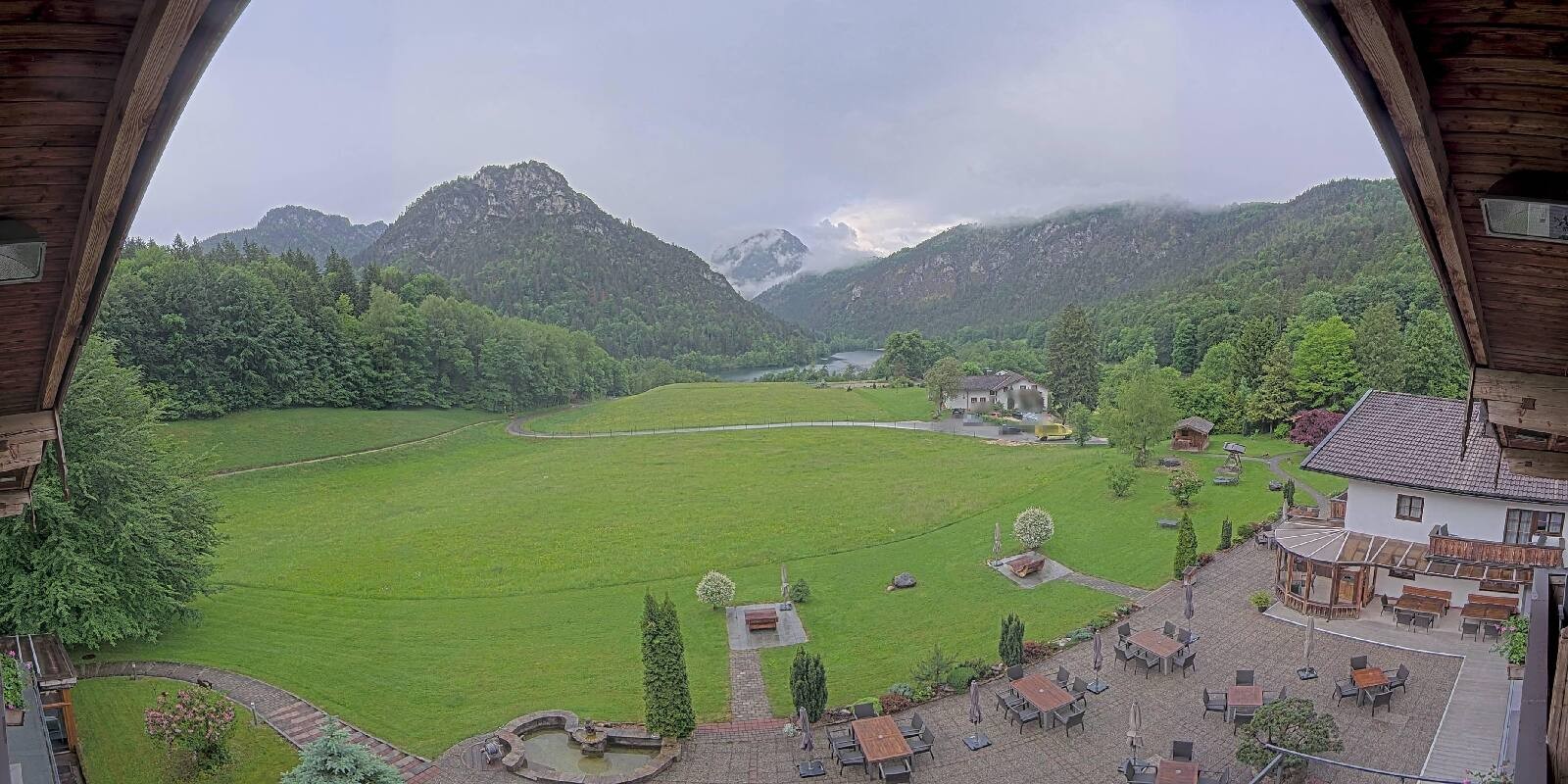 Archived image Webcam Bad Reichenhall - Hotel Seeblick at Lake Thumsee