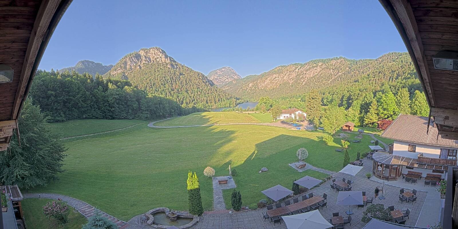 Archiv Foto Webcam Bad Reichenhall: Hotel Seeblick am Thumsee