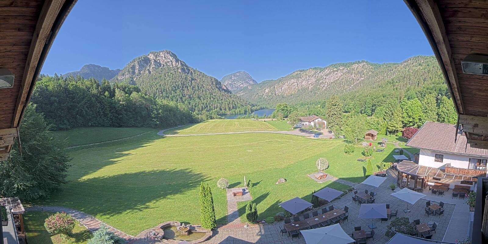 Archiv Foto Webcam Bad Reichenhall: Hotel Seeblick am Thumsee