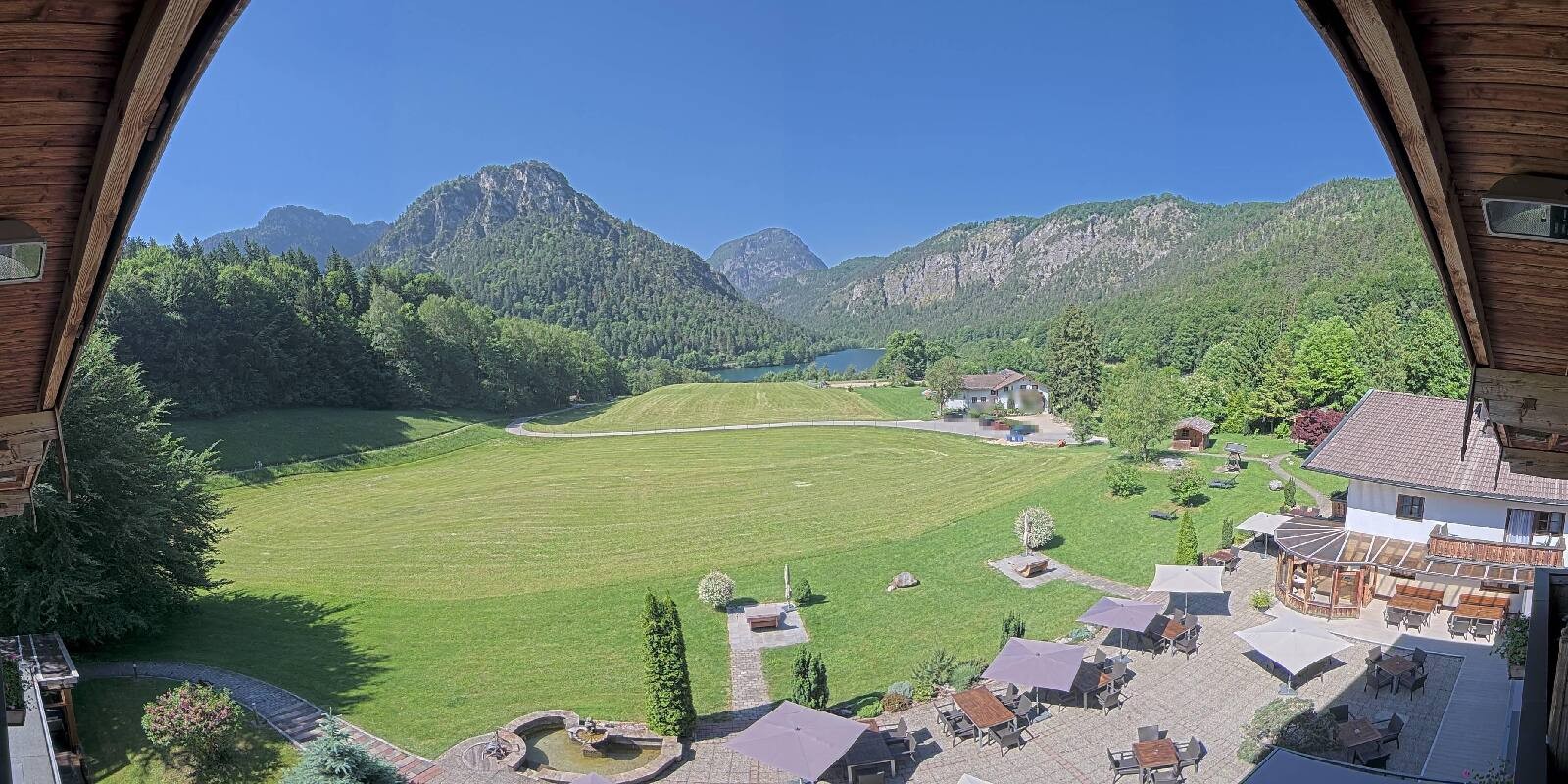 Archiv Foto Webcam Bad Reichenhall: Hotel Seeblick am Thumsee