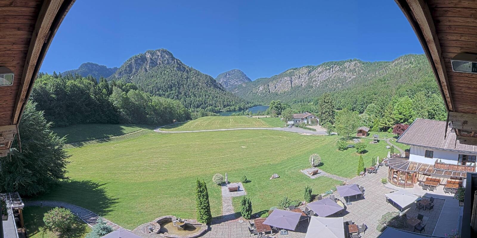 Archiv Foto Webcam Bad Reichenhall: Hotel Seeblick am Thumsee