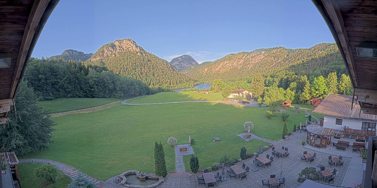 Archiv Foto Webcam Bad Reichenhall: Hotel Seeblick am Thumsee