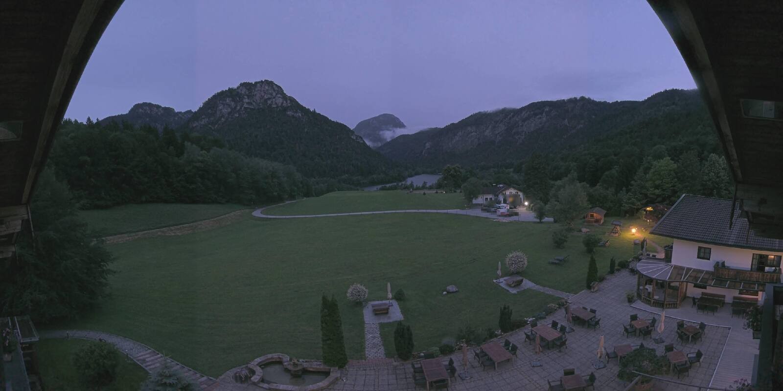 Archived image Webcam Bad Reichenhall - Hotel Seeblick at Lake Thumsee