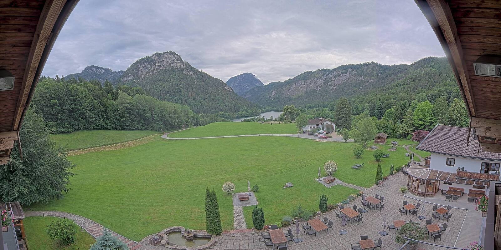 Archived image Webcam Bad Reichenhall - Hotel Seeblick at Lake Thumsee