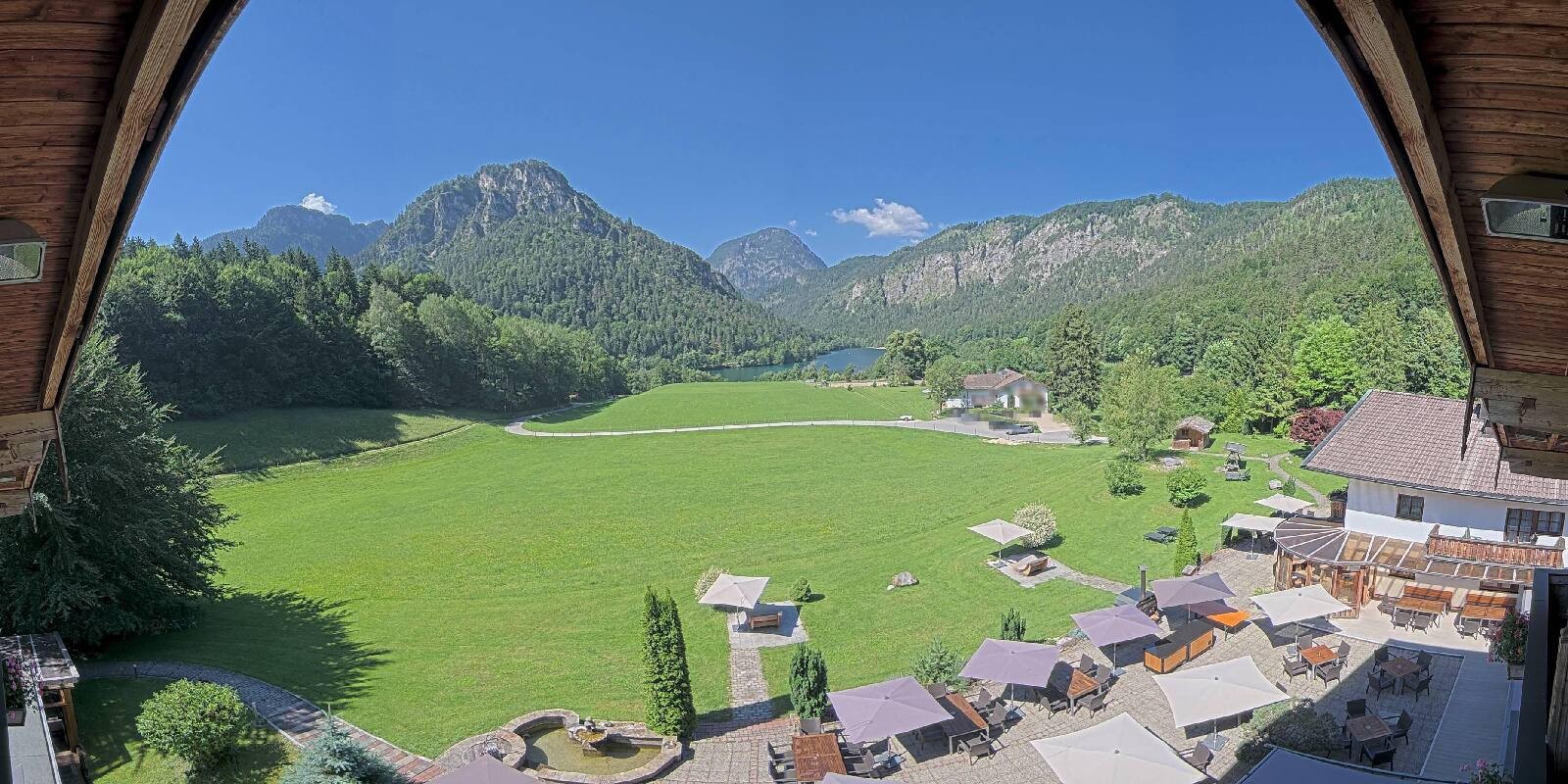 Archiv Foto Webcam Bad Reichenhall: Hotel Seeblick am Thumsee