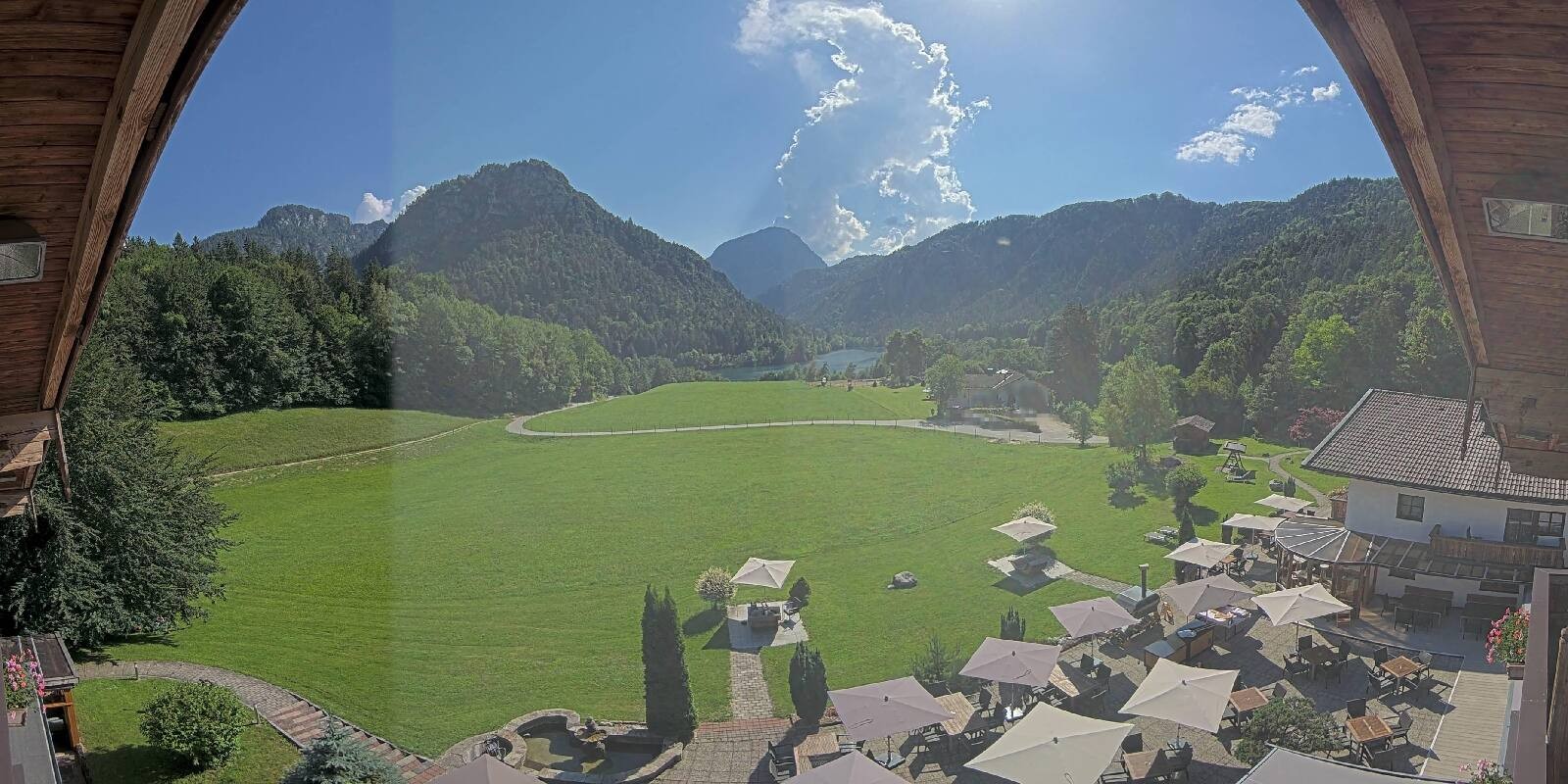 Archiv Foto Webcam Bad Reichenhall: Hotel Seeblick am Thumsee