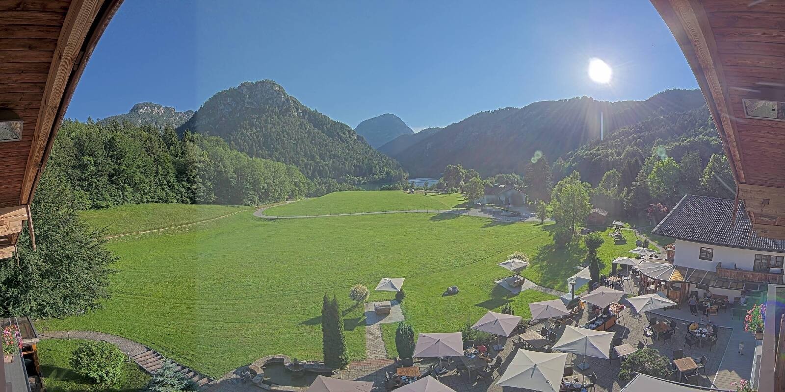 Archiv Foto Webcam Bad Reichenhall: Hotel Seeblick am Thumsee
