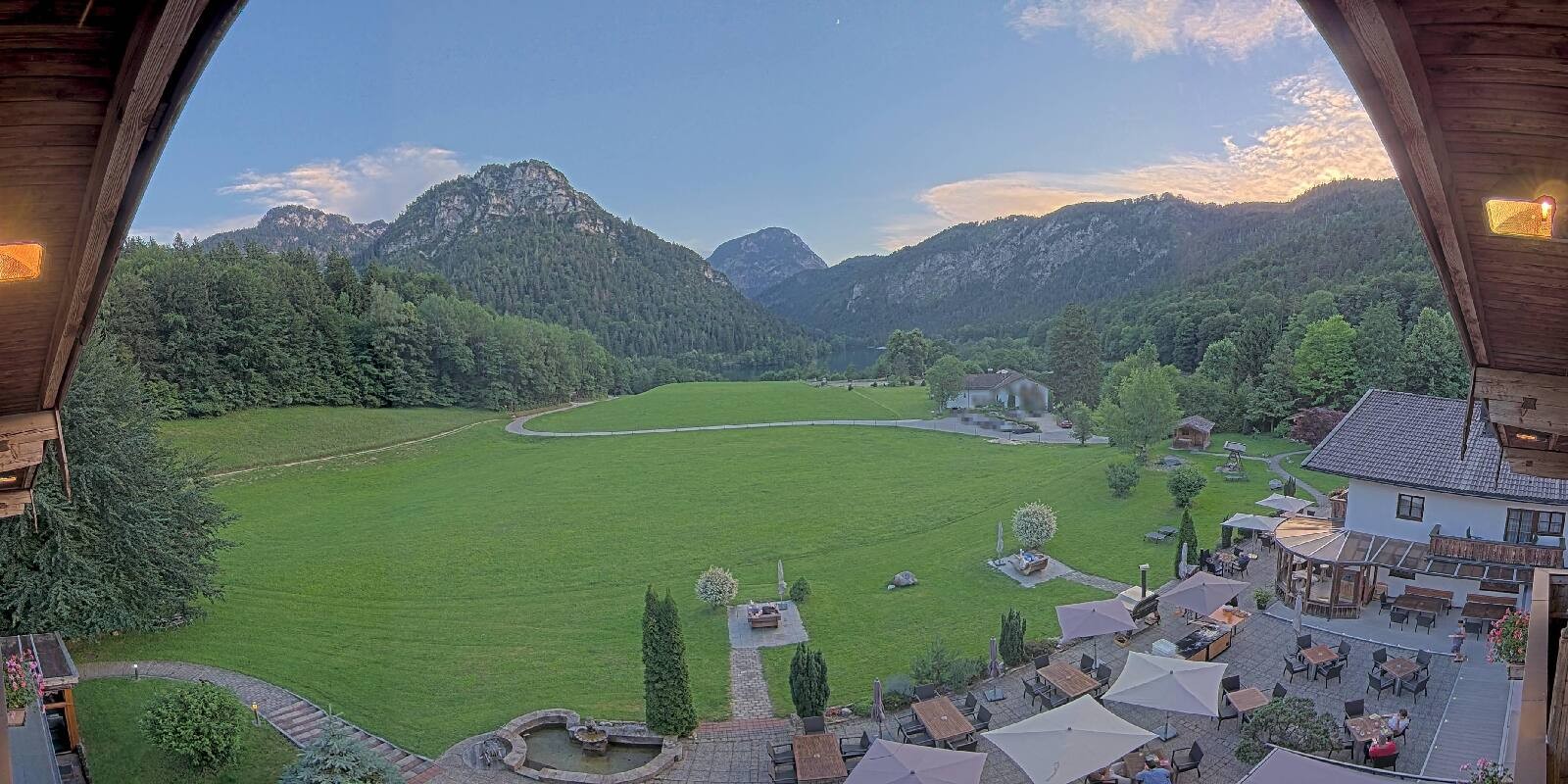 Archiv Foto Webcam Bad Reichenhall: Hotel Seeblick am Thumsee