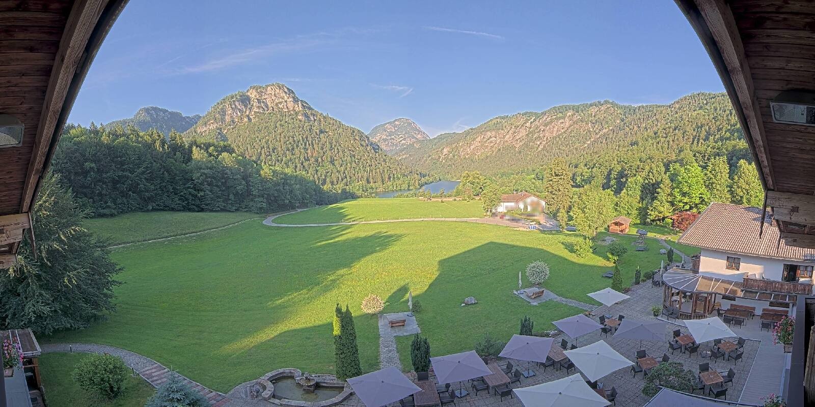 Archiv Foto Webcam Bad Reichenhall: Hotel Seeblick am Thumsee