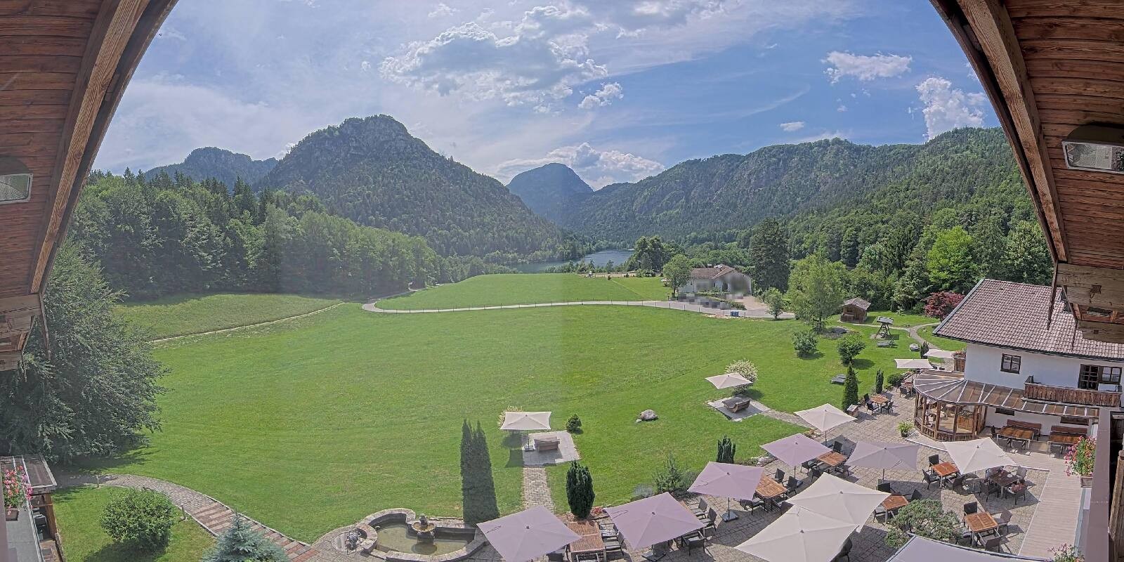 Archived image Webcam Bad Reichenhall - Hotel Seeblick at Lake Thumsee