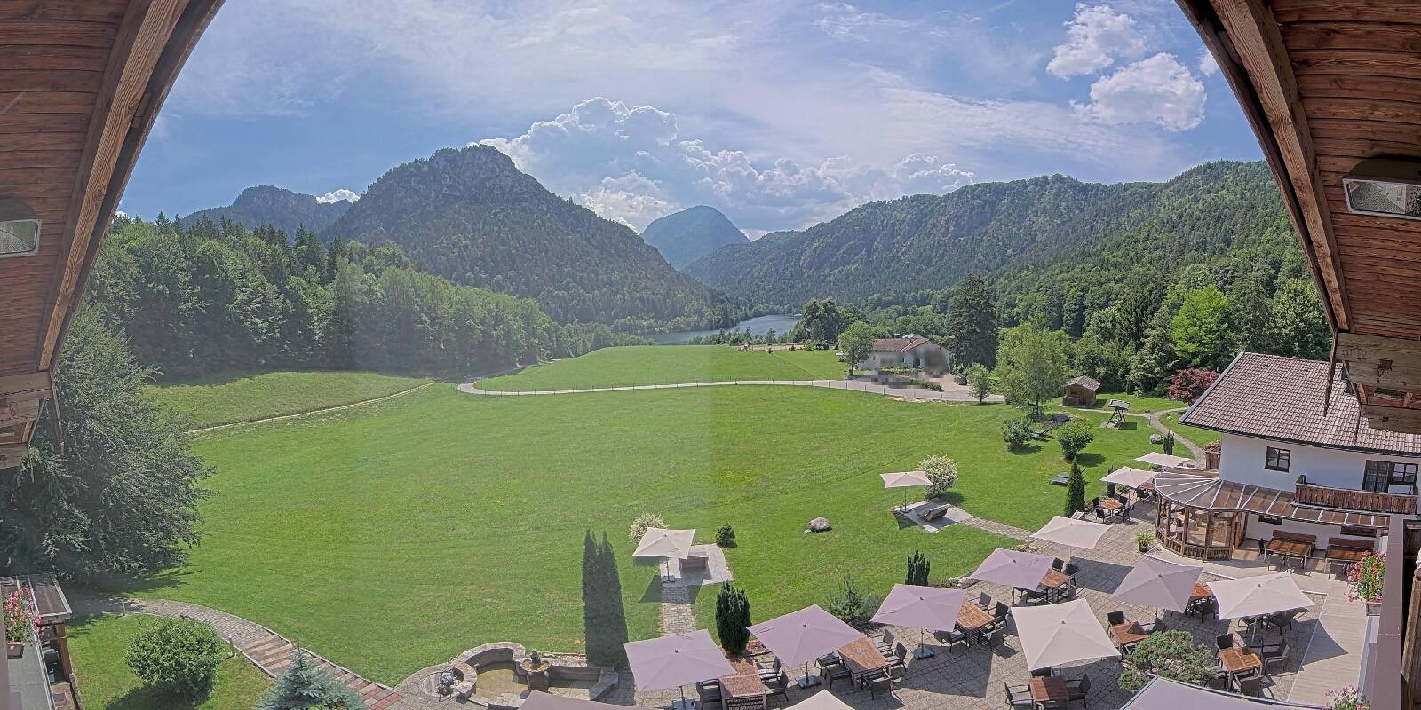 Archiv Foto Webcam Bad Reichenhall: Hotel Seeblick am Thumsee