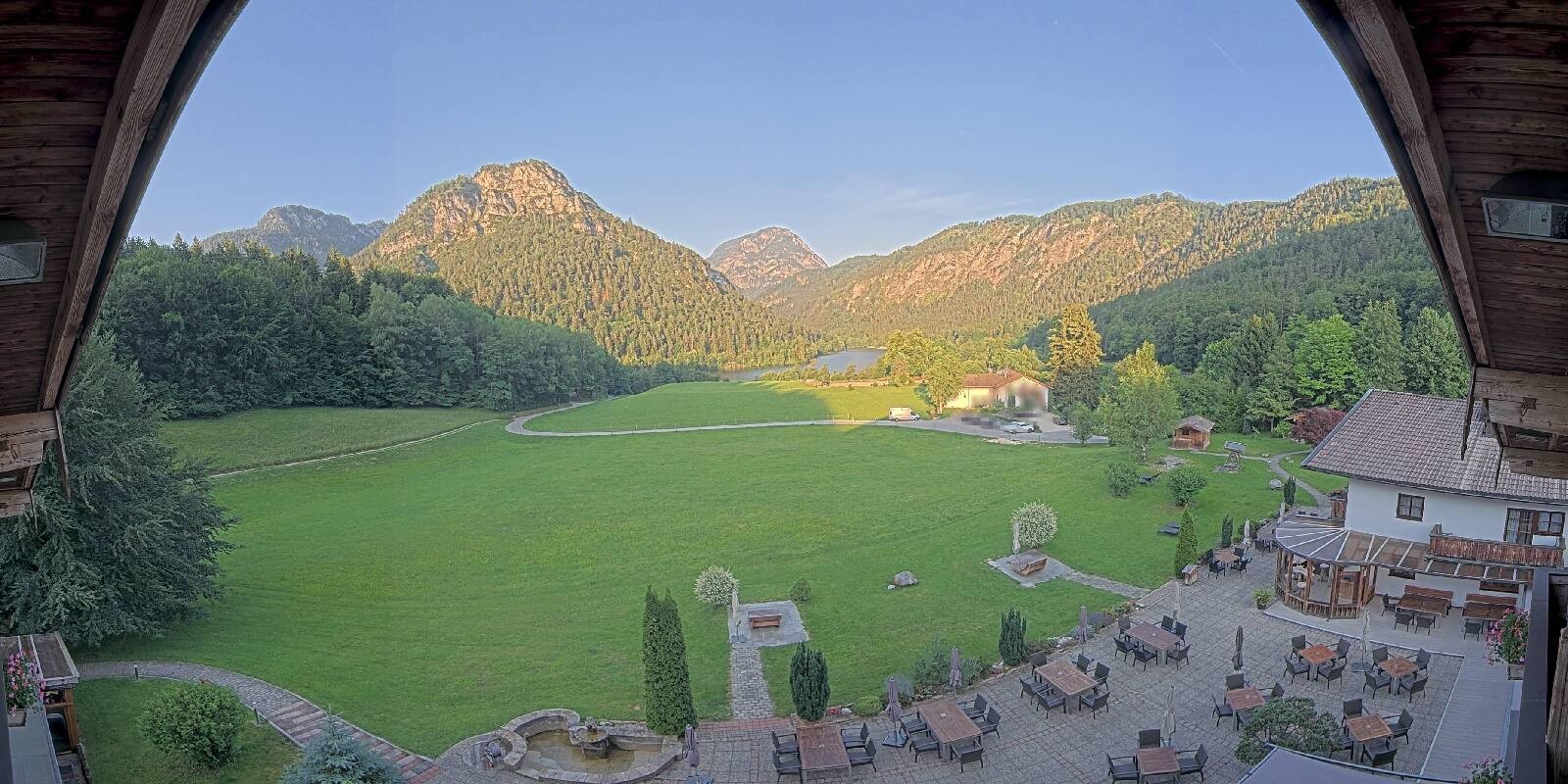 Archived image Webcam Bad Reichenhall - Hotel Seeblick at Lake Thumsee