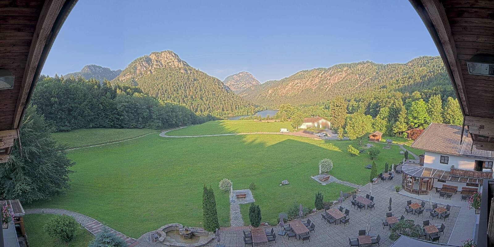 Archived image Webcam Bad Reichenhall - Hotel Seeblick at Lake Thumsee