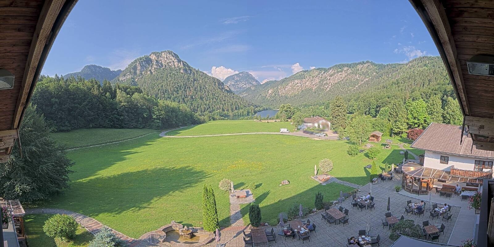 Archived image Webcam Bad Reichenhall - Hotel Seeblick at Lake Thumsee