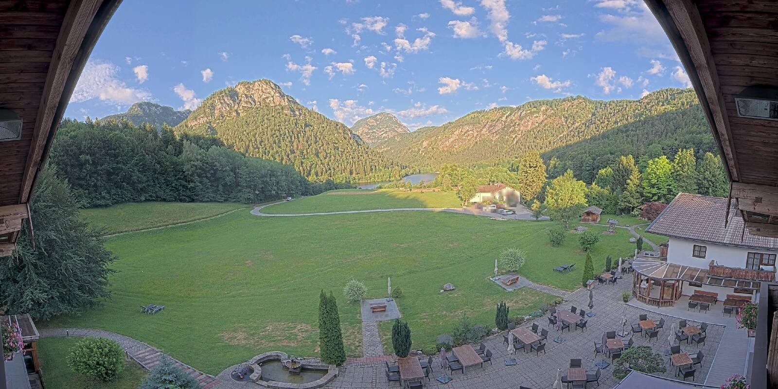 Archived image Webcam Bad Reichenhall - Hotel Seeblick at Lake Thumsee