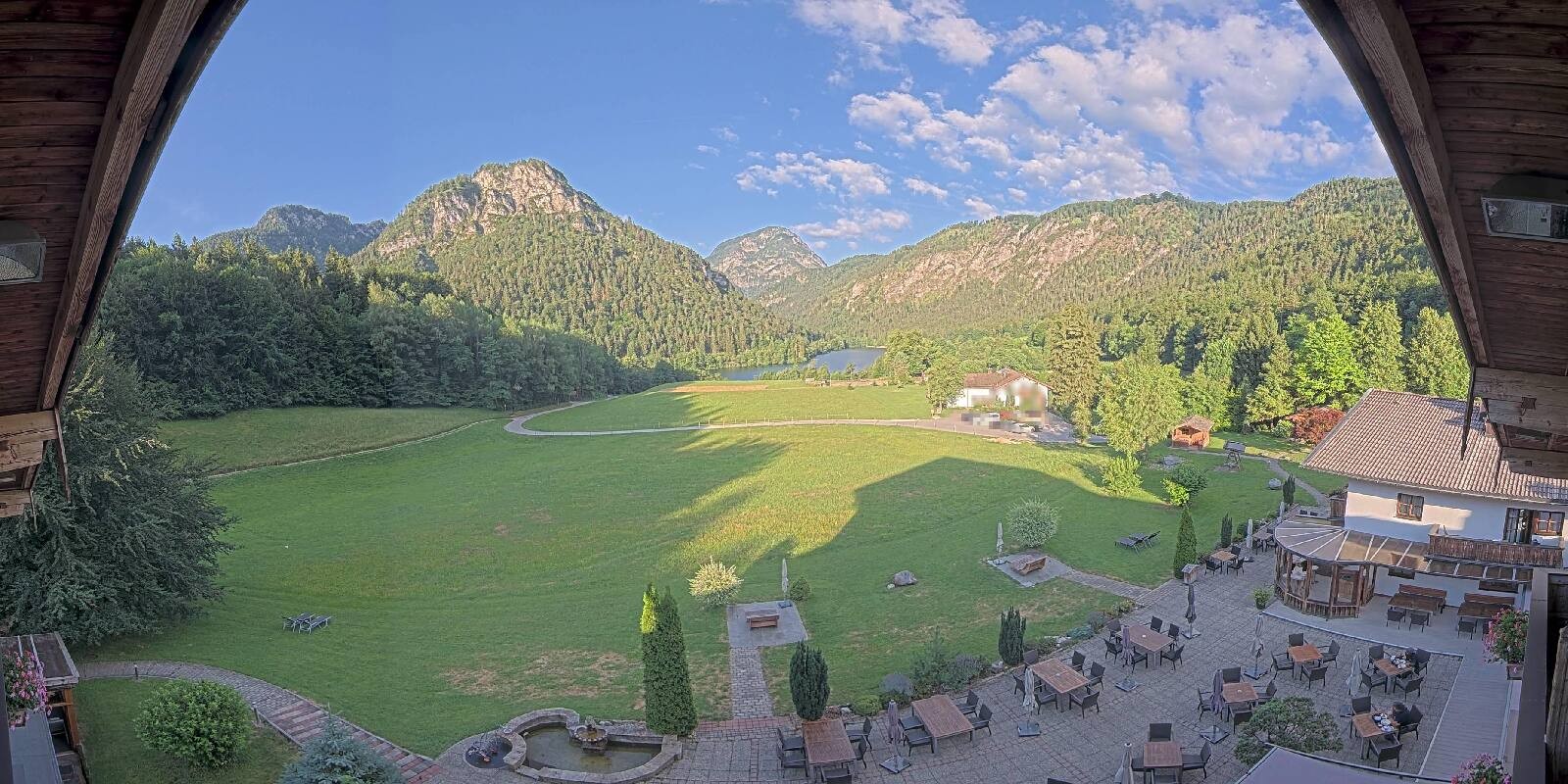 Archived image Webcam Bad Reichenhall - Hotel Seeblick at Lake Thumsee