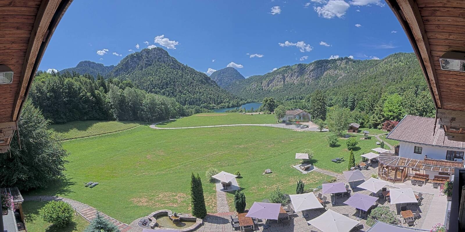Archived image Webcam Bad Reichenhall - Hotel Seeblick at Lake Thumsee