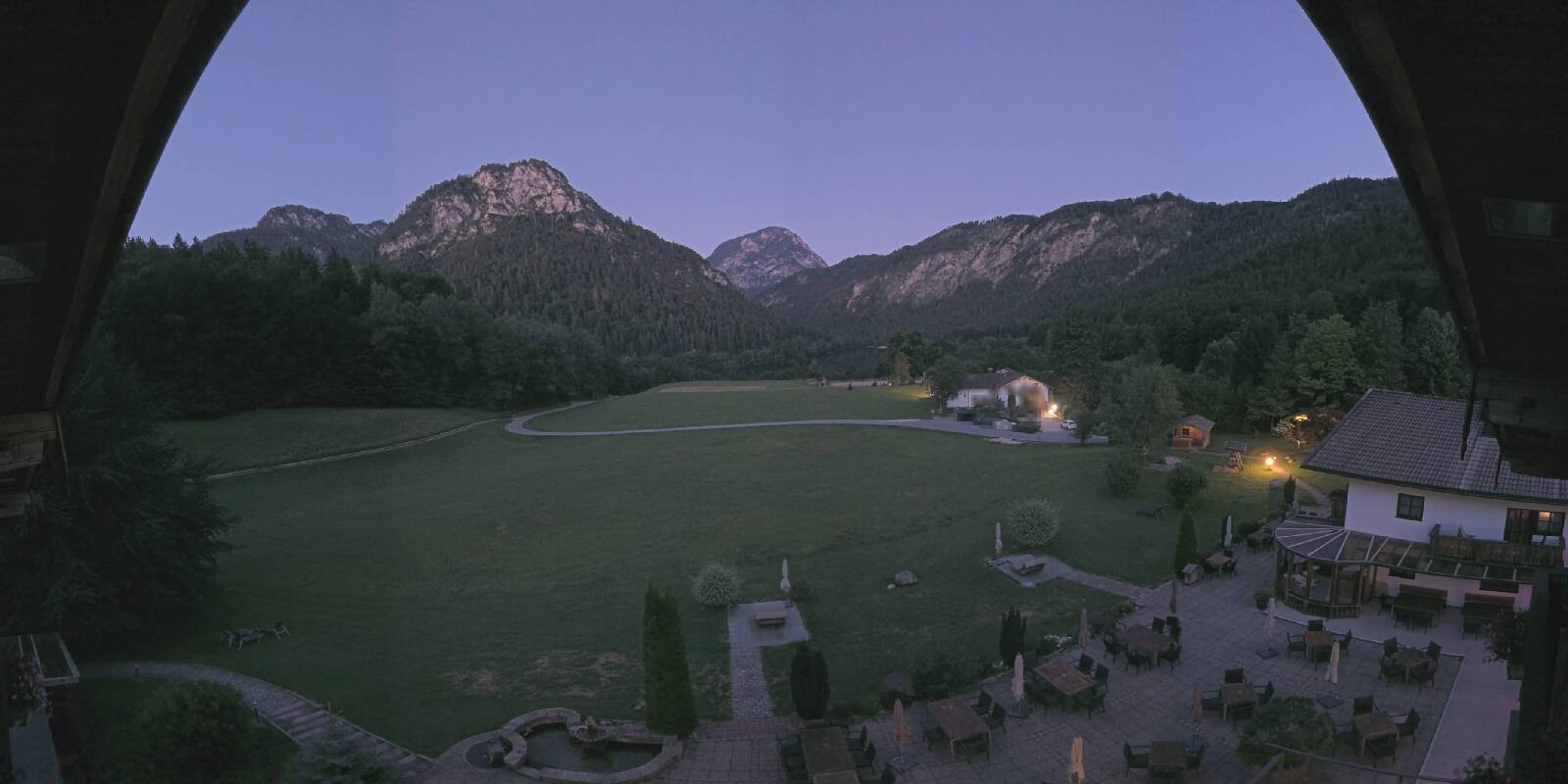 Archived image Webcam Bad Reichenhall - Hotel Seeblick at Lake Thumsee
