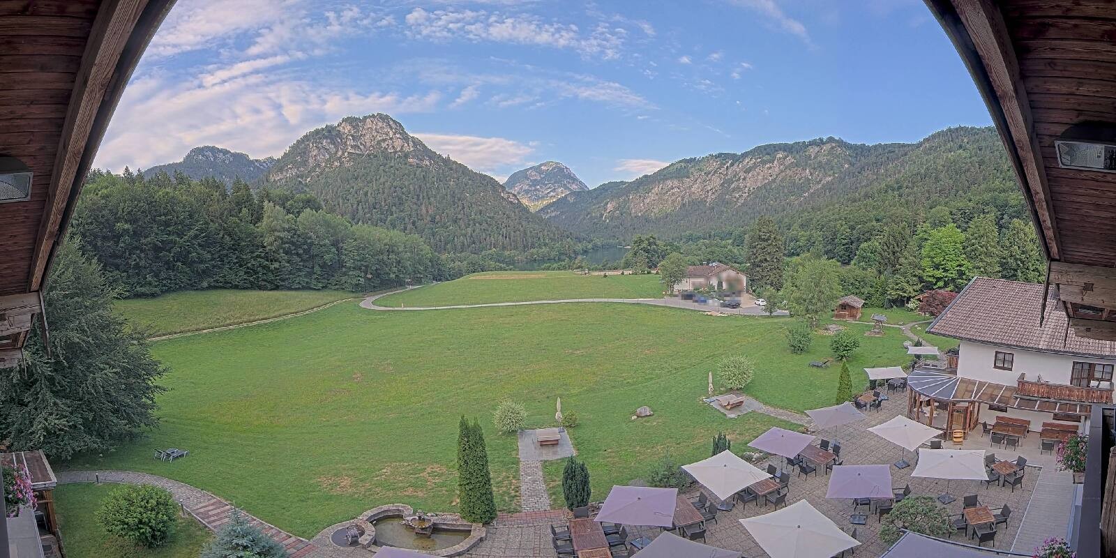 Archived image Webcam Bad Reichenhall - Hotel Seeblick at Lake Thumsee