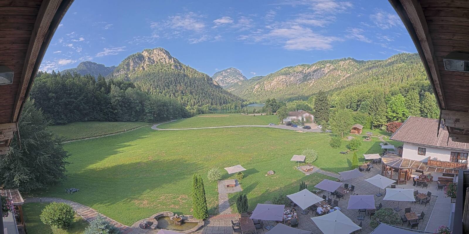 Archived image Webcam Bad Reichenhall - Hotel Seeblick at Lake Thumsee
