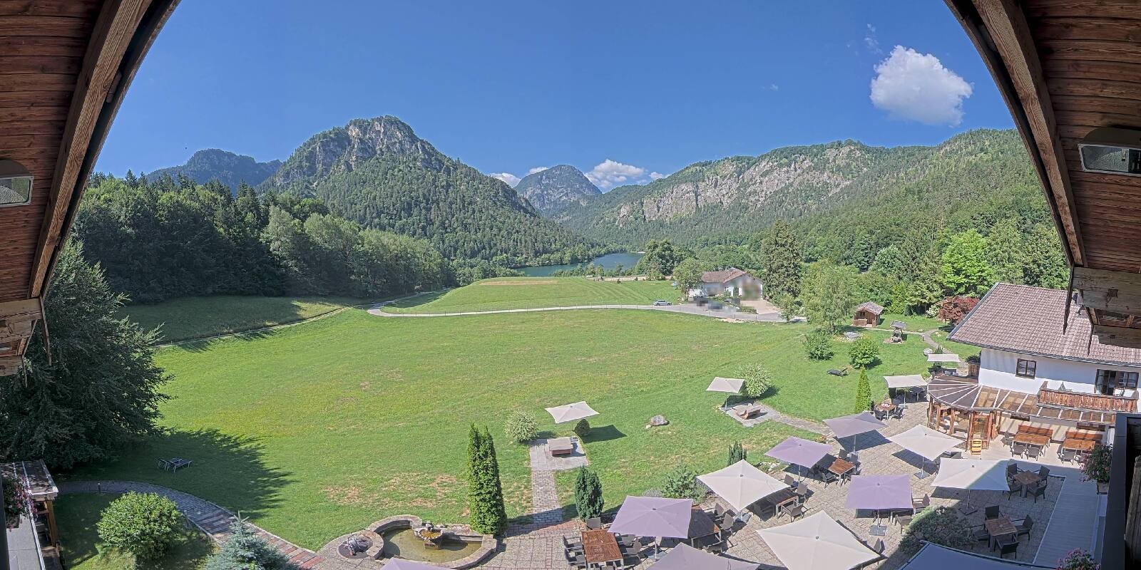 Archived image Webcam Bad Reichenhall - Hotel Seeblick at Lake Thumsee