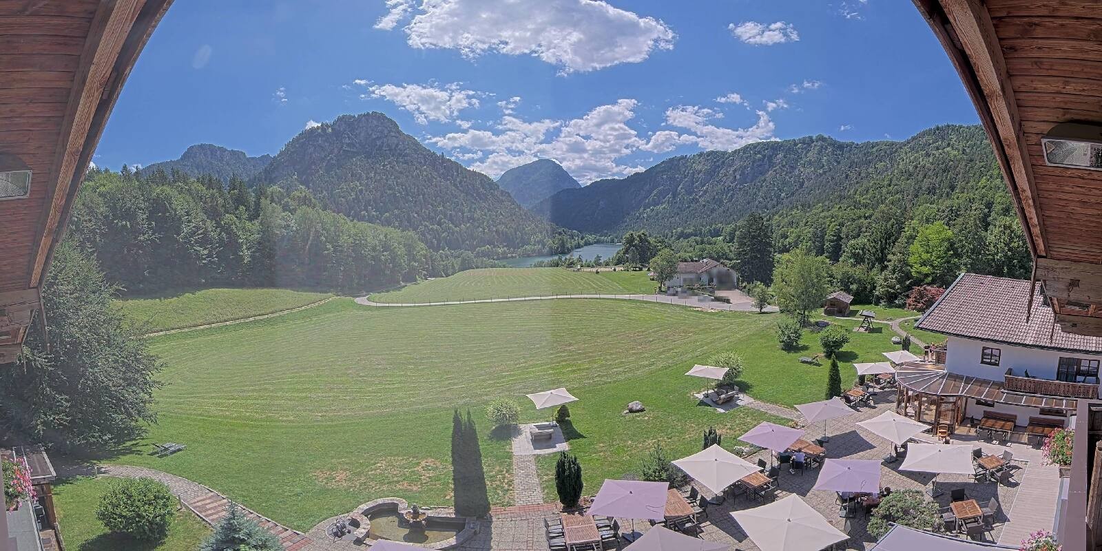 Archived image Webcam Bad Reichenhall - Hotel Seeblick at Lake Thumsee