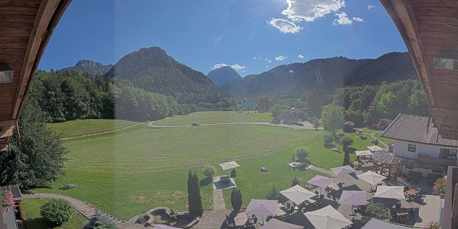 Archived image Webcam Bad Reichenhall - Hotel Seeblick at Lake Thumsee