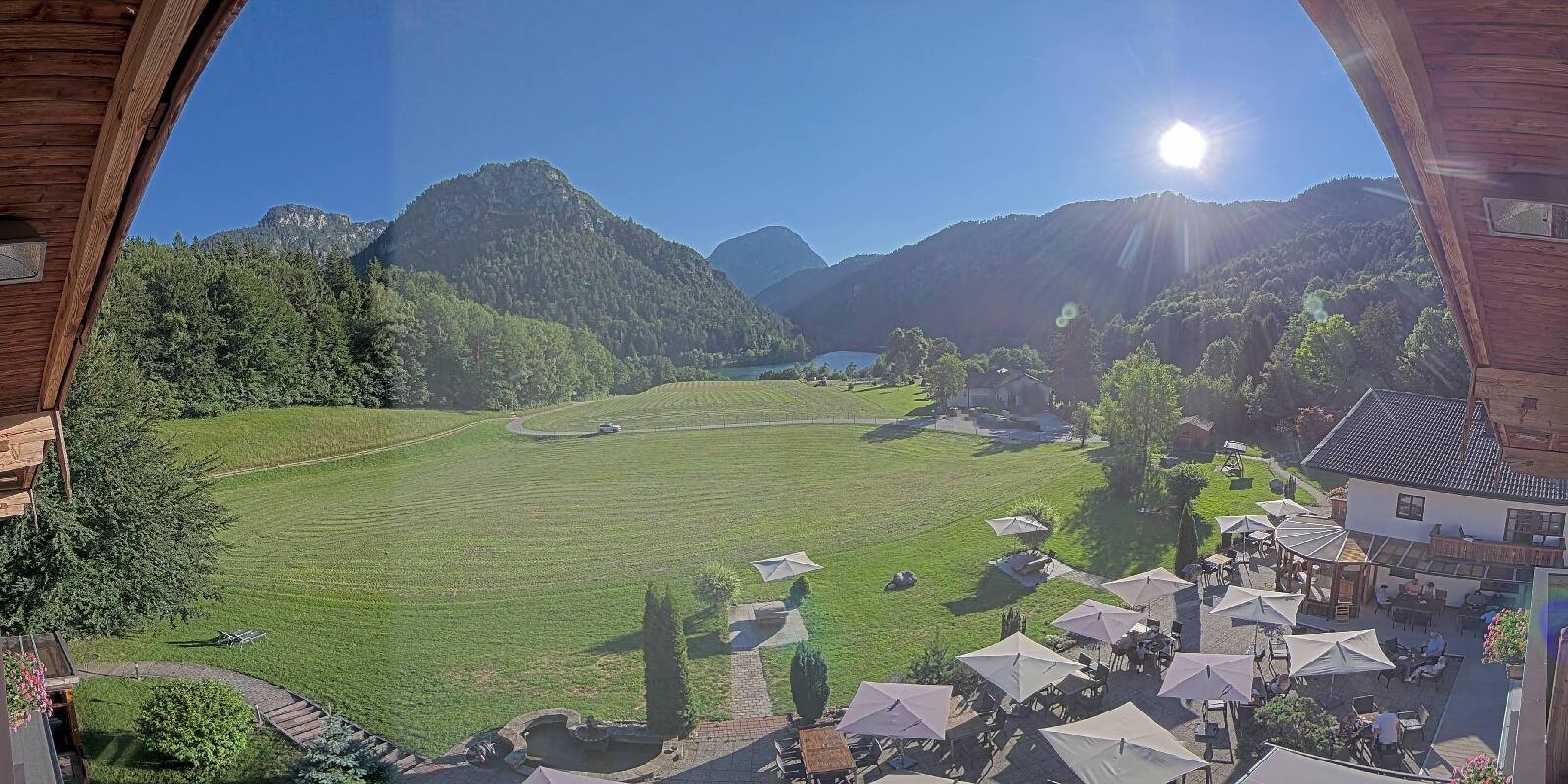 Archiv Foto Webcam Bad Reichenhall: Hotel Seeblick am Thumsee