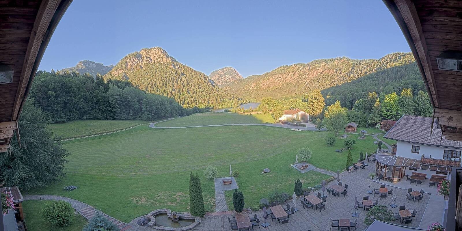 Archiv Foto Webcam Bad Reichenhall: Hotel Seeblick am Thumsee