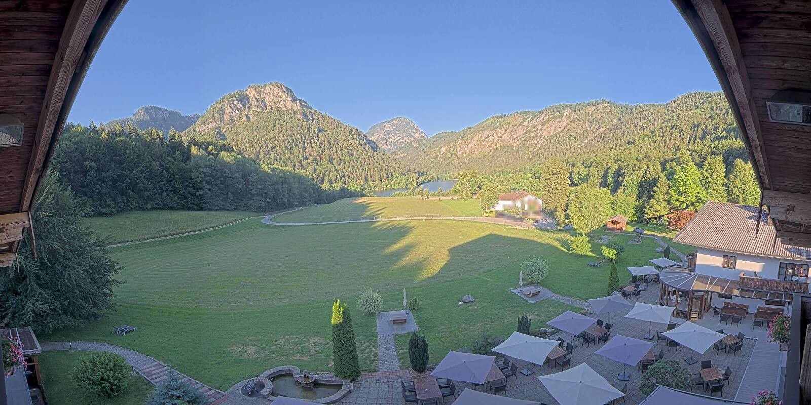 Archiv Foto Webcam Bad Reichenhall: Hotel Seeblick am Thumsee