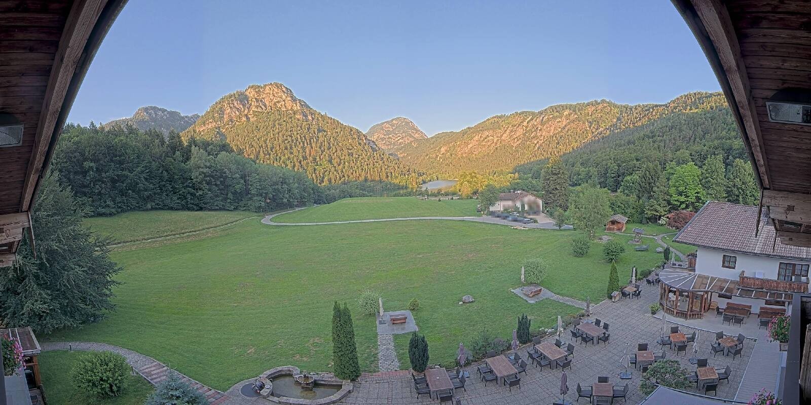 Archiv Foto Webcam Bad Reichenhall: Hotel Seeblick am Thumsee