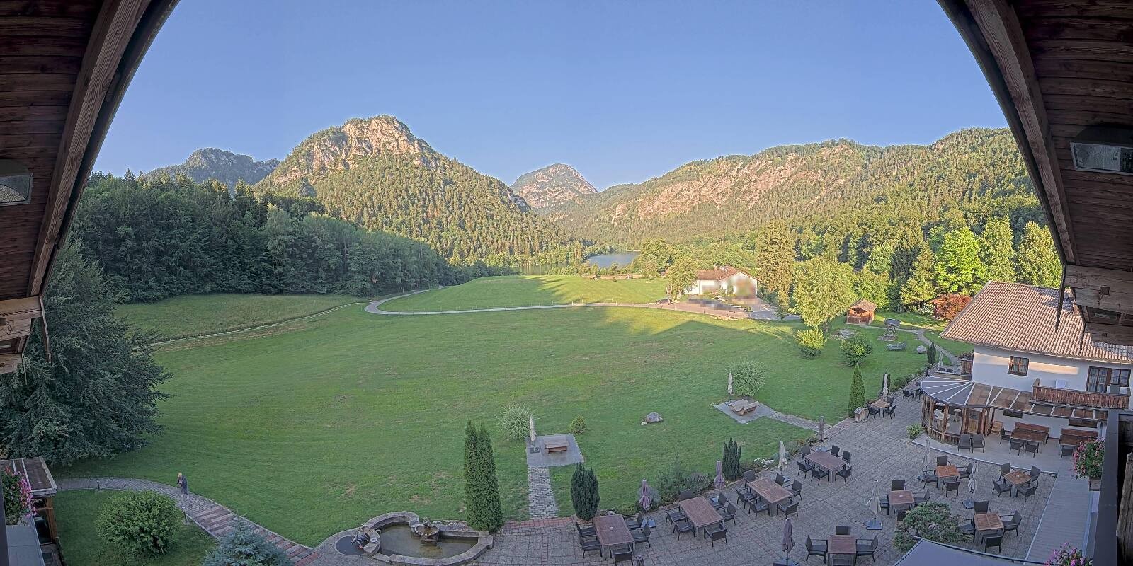 Archiv Foto Webcam Bad Reichenhall: Hotel Seeblick am Thumsee