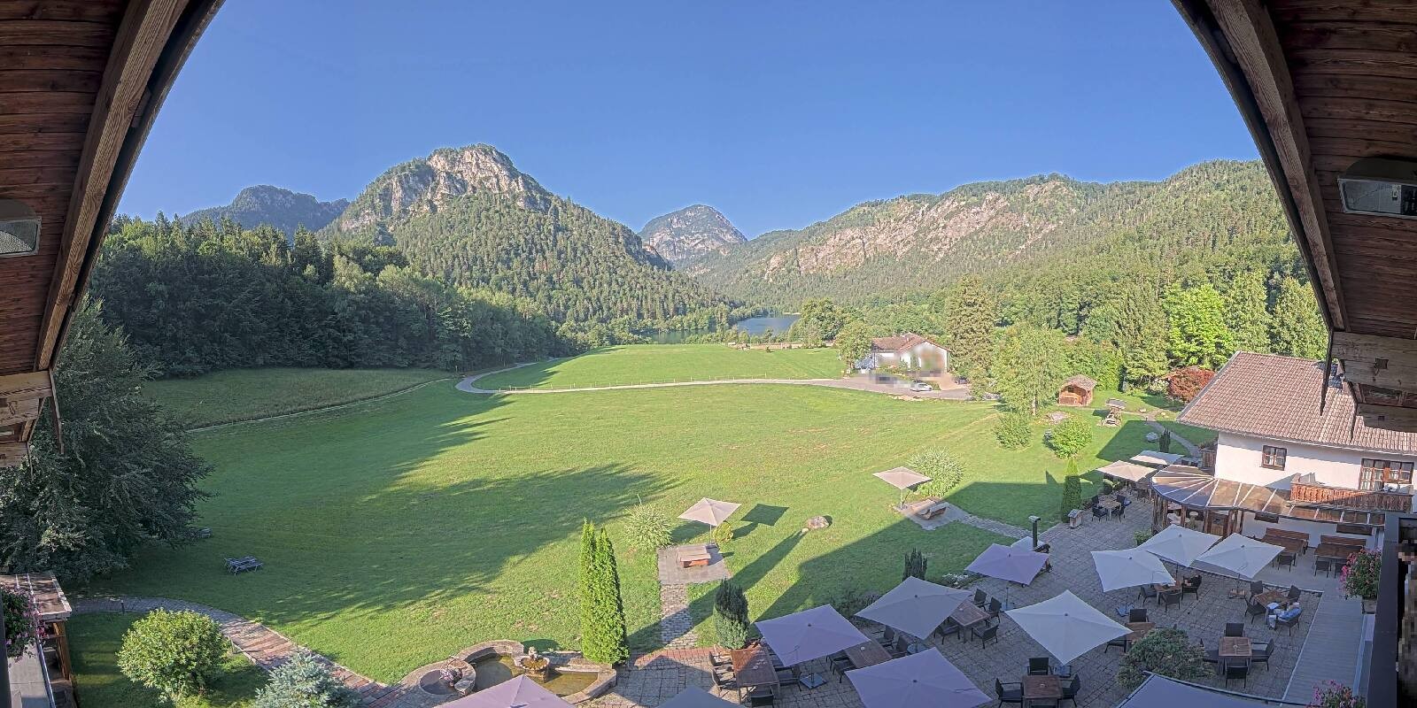 Archiv Foto Webcam Bad Reichenhall: Hotel Seeblick am Thumsee