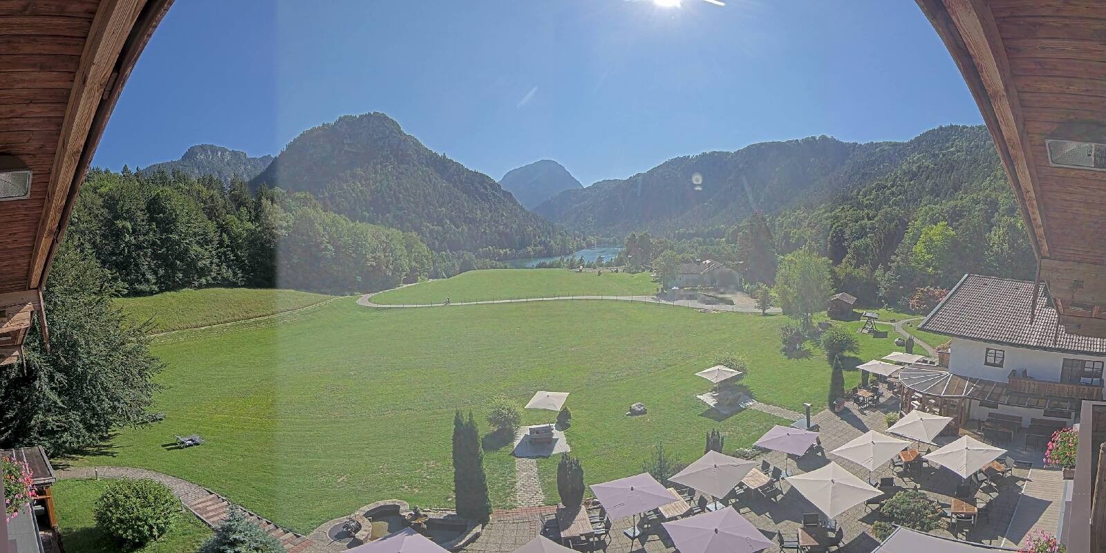 Archiv Foto Webcam Bad Reichenhall: Hotel Seeblick am Thumsee