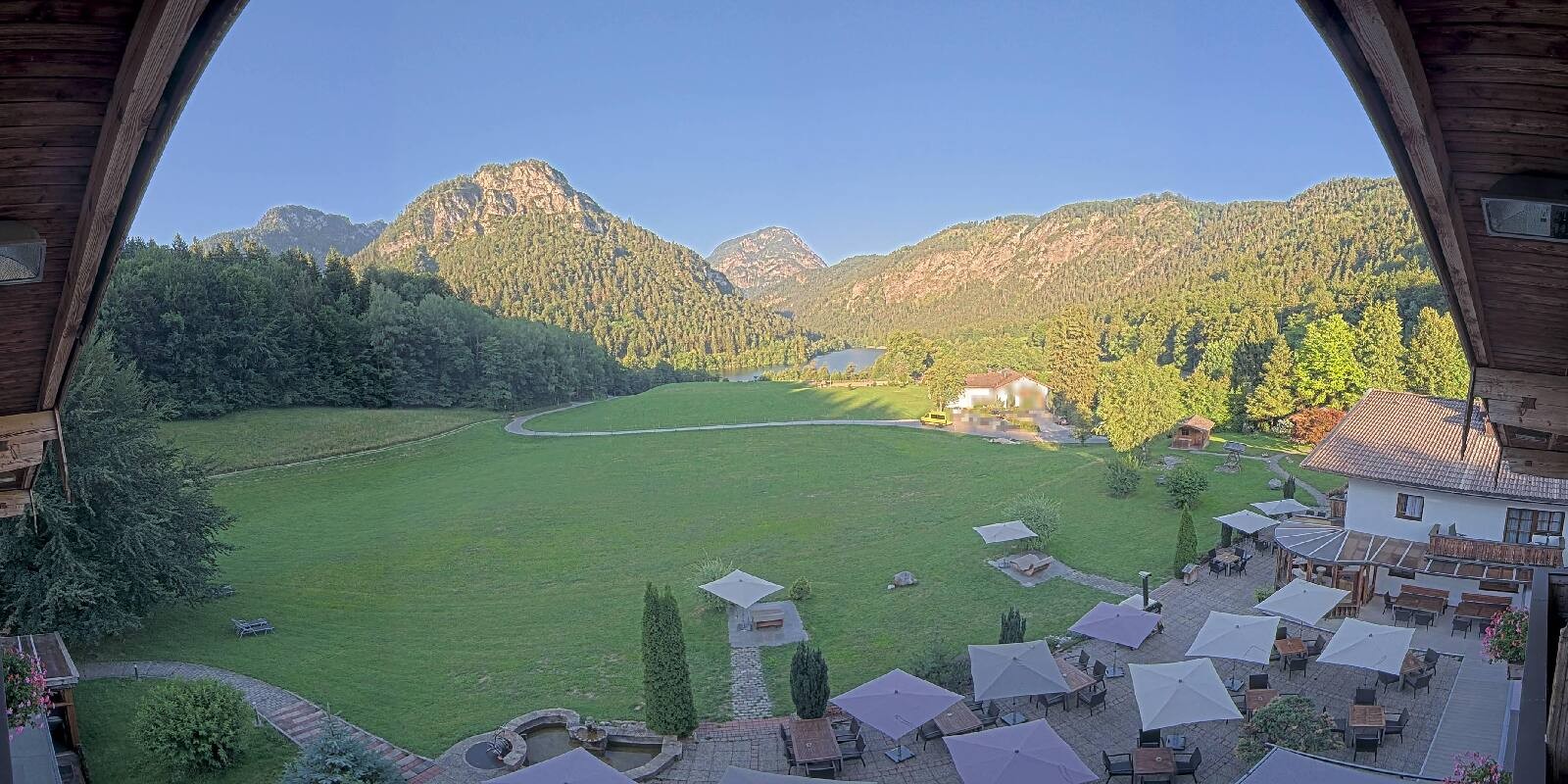 Archiv Foto Webcam Bad Reichenhall: Hotel Seeblick am Thumsee