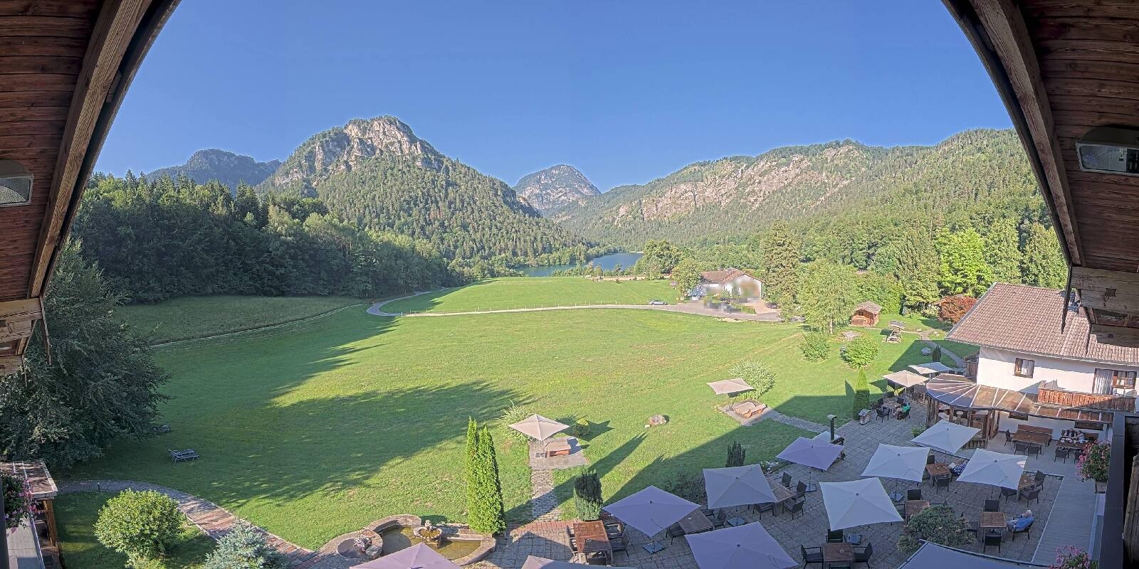 Archiv Foto Webcam Bad Reichenhall: Hotel Seeblick am Thumsee