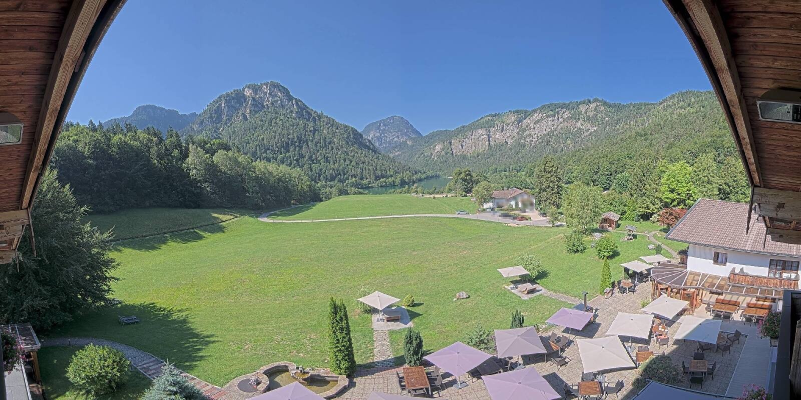 Archiv Foto Webcam Bad Reichenhall: Hotel Seeblick am Thumsee