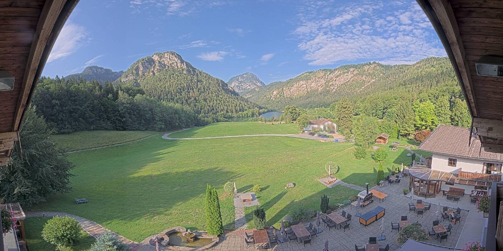 Archived image Webcam Bad Reichenhall - Hotel Seeblick at Lake Thumsee