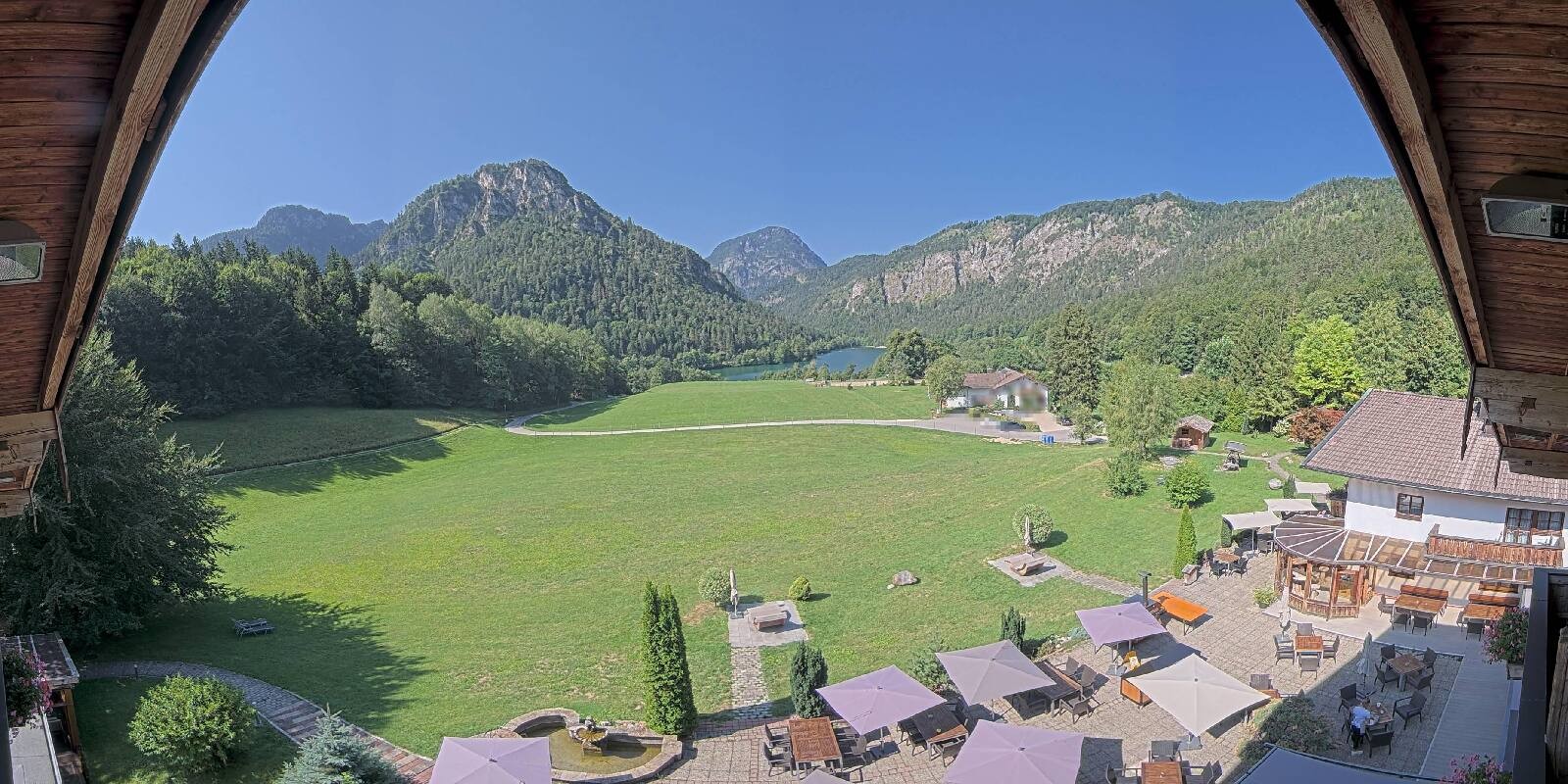 Archived image Webcam Bad Reichenhall - Hotel Seeblick at Lake Thumsee
