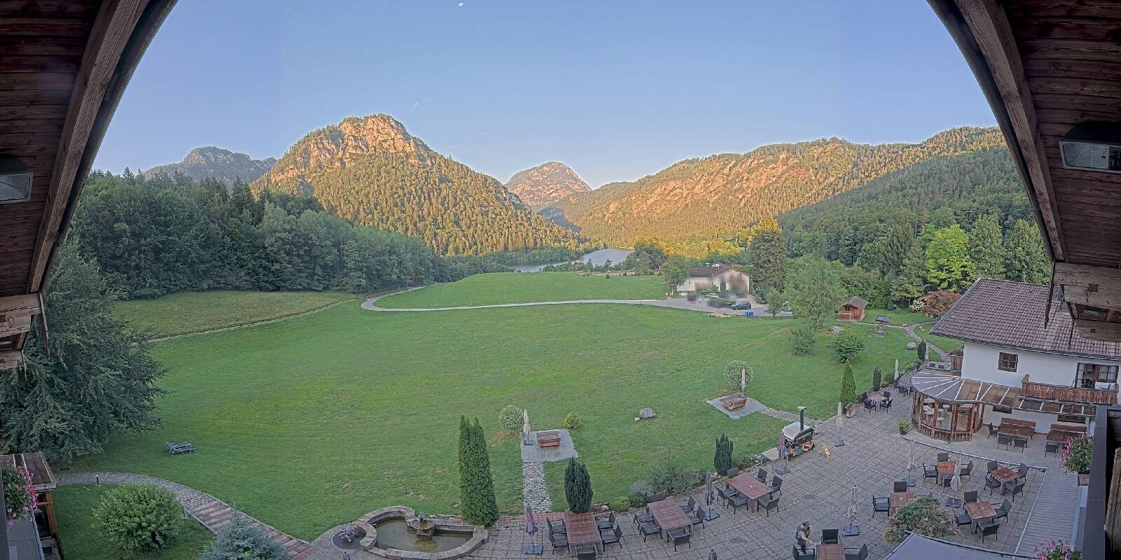 Archived image Webcam Bad Reichenhall - Hotel Seeblick at Lake Thumsee