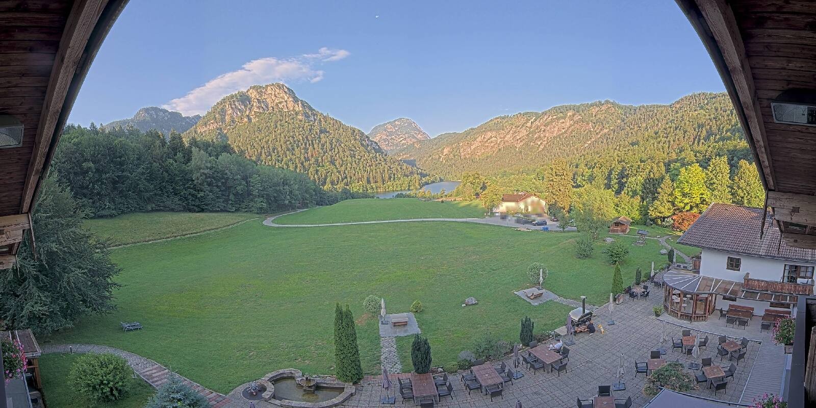 Archived image Webcam Bad Reichenhall - Hotel Seeblick at Lake Thumsee