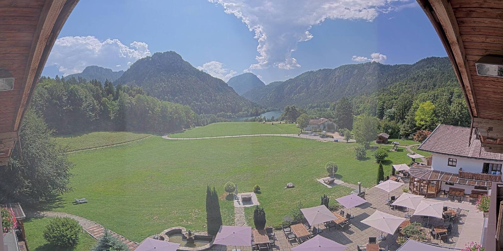 Archiv Foto Webcam Bad Reichenhall: Hotel Seeblick am Thumsee
