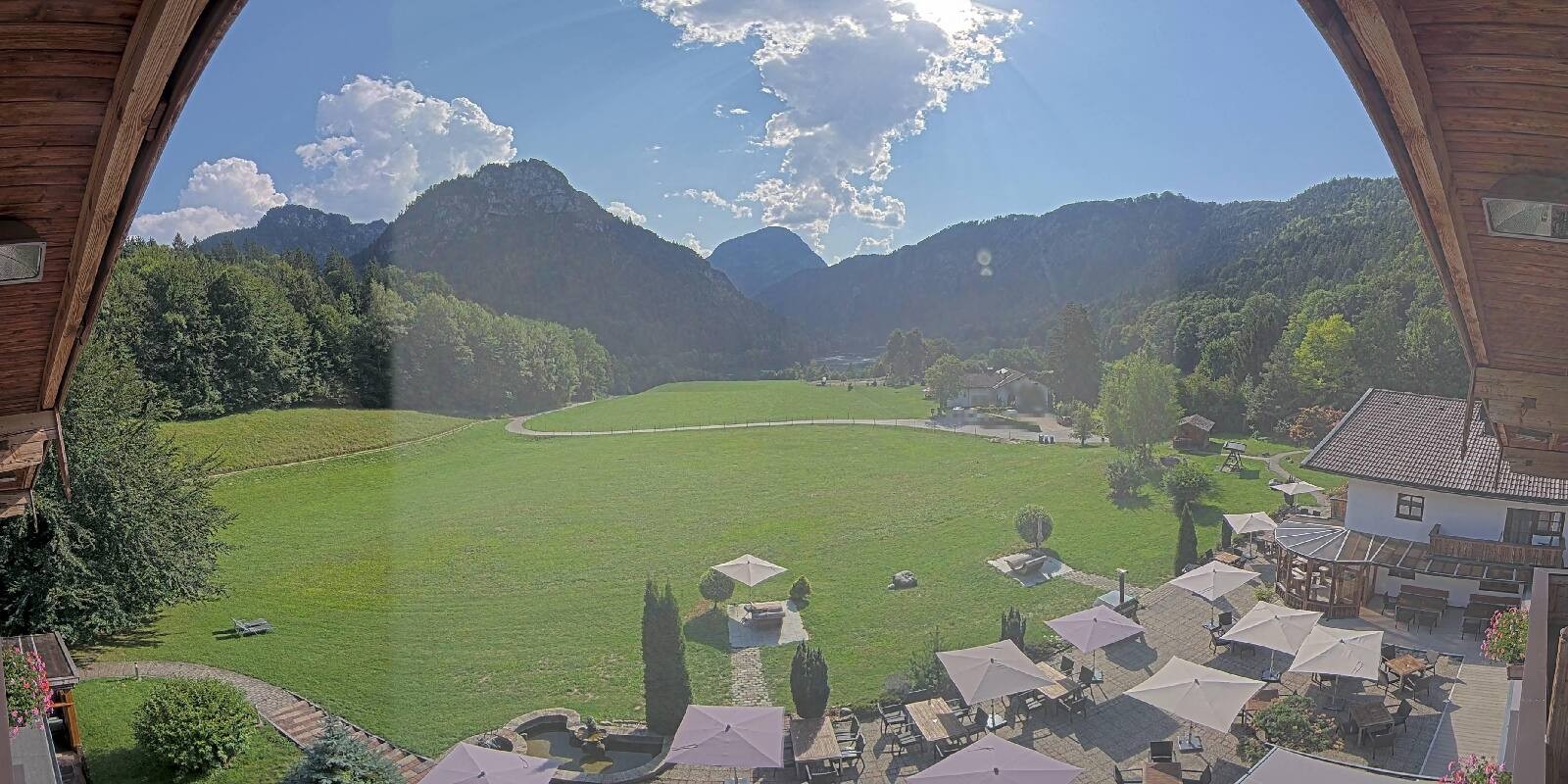 Archiv Foto Webcam Bad Reichenhall: Hotel Seeblick am Thumsee