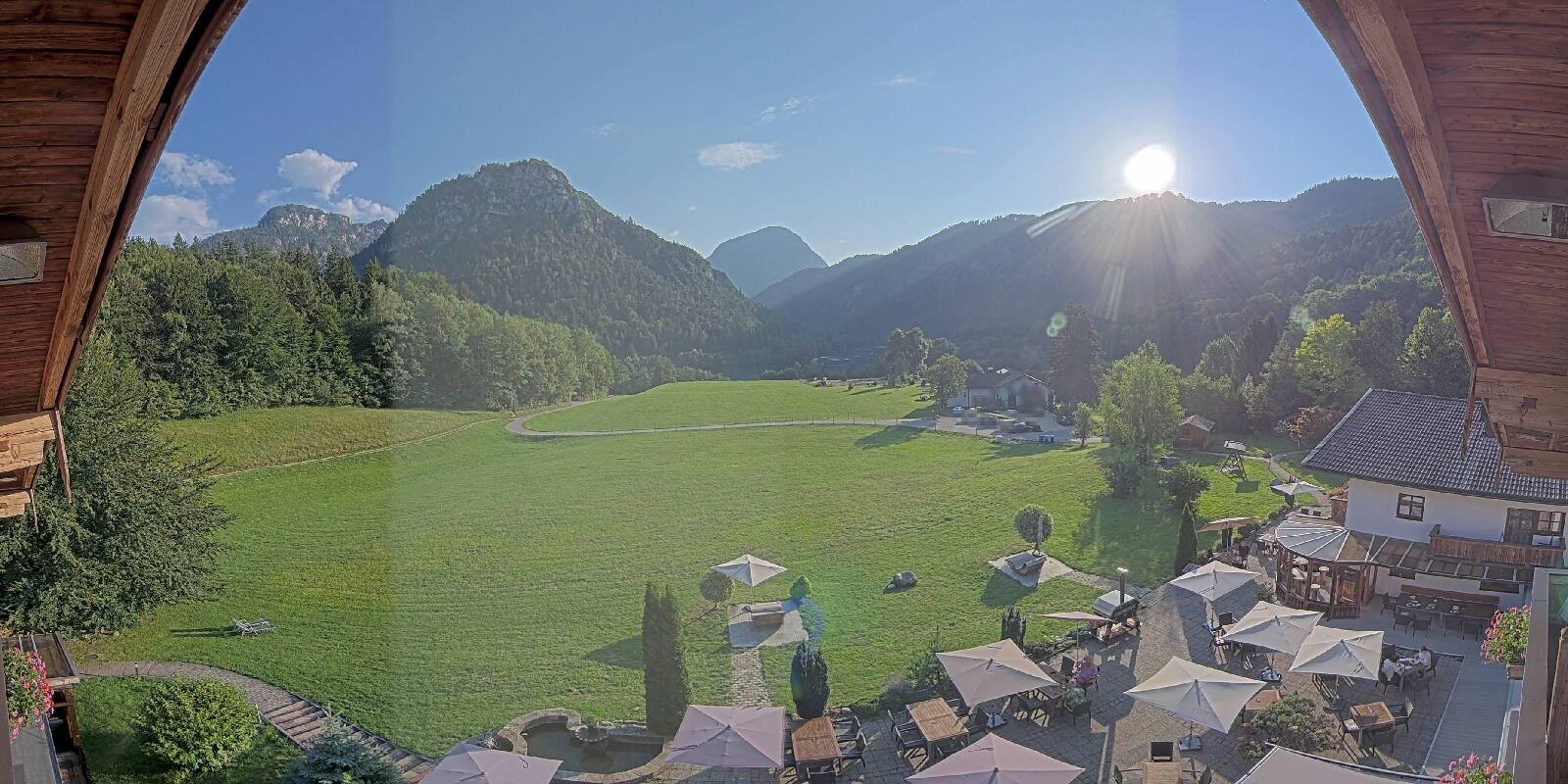 Archiv Foto Webcam Bad Reichenhall: Hotel Seeblick am Thumsee