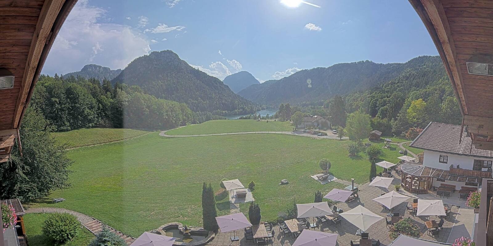 Archiv Foto Webcam Bad Reichenhall: Hotel Seeblick am Thumsee