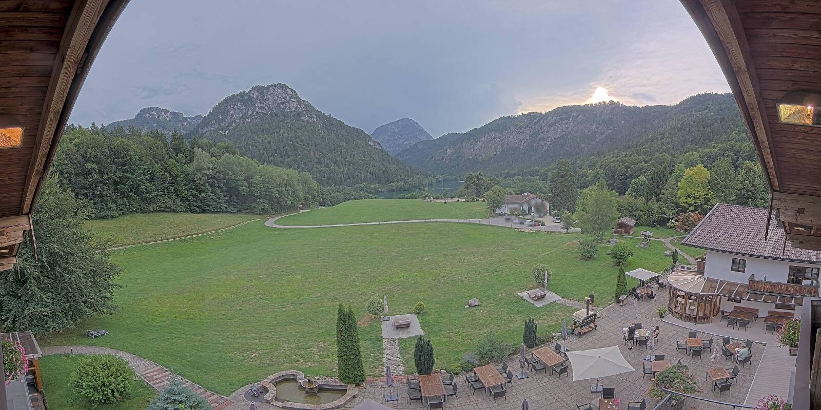 Archived image Webcam Bad Reichenhall - Hotel Seeblick at Lake Thumsee